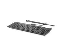 HP HP teclado Business Slim Smartcard Teclado con un lector de tarjetas inteligente y conexión USB con largo cable de 1,8 m para moverlo sin problemas en