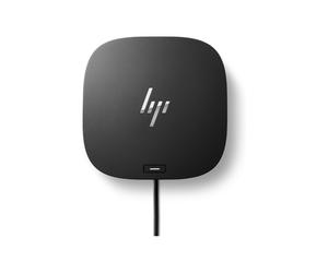 HP HP USB-C/A G2 Base de conexión universal Conéctate al trabajo rápidamente con la versátil base HP USB-C/A G2, que ofrece conexiones a pantallas,