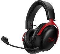 hp hyperx cloud iii red wirleless gaming headset - 77z46aa