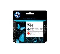 HP Cabezal de impresión DesignJet 744 negro mate/rojo cromático