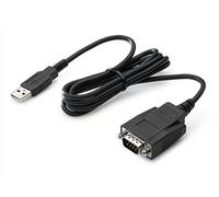 HP J7B60AA adaptador de cable - Adaptador para cable (USB A, RS-232, Macho/Macho, Negro, Windows XP/Vista/7/8/8.1 (X86/X64), Microsoft Server 2003/2008/2012 (x86/x64))