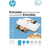 Hp láminas para plastificar everyday a4, 80 micras, 100x