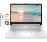 HP Laptop 14 (HD de 14 pulgadas, Intel Celeron N4120, 16 GB de RAM, 256 GB de almacenamiento (eMMC de 128 GB + tarjeta SD IST de 128 GB)) Escuela y negocios, duración de la batería de 11.5 horas,