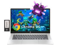HP Laptop antirreflejos HD de 14 Pulgadas, procesador Intel N200, LPDDR5 de 4 GB, Almacenamiento de 288 GB (128 GB eMMC+160 GB de estación de Acoplamiento), gráficos Intel UHD, Wi-Fi 6, cámara Web,