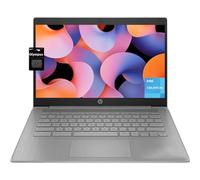 HP Laptop Chromebook 14, procesador Intel Celeron de cuatro núcleos N4500 (> N4020) 4 GB de RAM, 192 GB de almacenamiento, (eMMC de 64 GB + tarjeta SD de 128 GB), pantalla HD de 14 pulgadas, Wi-Fi6