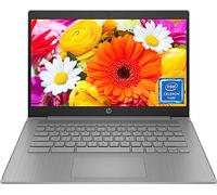 HP Laptop Chromebook HD de 14 Pulgadas para Estudiantes, Intel Quad-Core N4120 (> N4020), 4 GB de RAM, 64 GB eMMC, WiFi, cámara Web, HDMI, USB-A y C, 14 Horas de duración de la batería, Zoom, Cromado