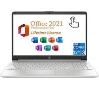 hp - Laptop con pantalla táctil de 15.6 pulgadas -Intel Core i3-1115G4 (hasta 4.1 GHz con Intel Turbo Boost), 8 GB DDR4 RAM, 256 GB SSD, cámara web, HDMI, Wi-Fi, Windows 11 Home- Plata natural