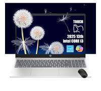 HP Laptop con pantalla táctil HD de 15.6 pulgadas, Intel Core i3-1315U, 16 GB de RAM, SSD PCIe de 1 TB, cámara web, HDMI, teclado numérico, Wi-Fi 6, Windows 11 Home, paquete con mouse inalámbrico (16