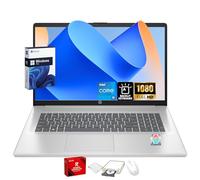 HP Laptop de negocios de 17.3 pulgadas, pantalla antirreflejos FHD, Intel 10-Core i5-1334U (hasta 4.6 GHz), 20 GB de RAM 512 GB SSD, teclado retroiluminado, lector de huellas dactilares, Win 11 Pro