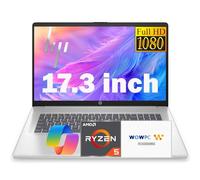 HP Laptop de negocios de 17 pulgadas, edición limitada de Acción de Gracias 2025, pantalla antirreflejos FHD IPS de 17.3 pulgadas, AMD Ryzen 5 7430U (Beats Core i7-1355U), 32 GB de RAM, SSD de 2 TB