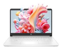 HP Laptop HD delgada y ligera de 14 pulgadas, procesador Intel Celeron de cuatro núcleos, batería de larga duración, cámara web, Bluetooth, Wi-Fi, SSD P500, blanco, Win 11 + 1 año Microsoft 365 (8 GB