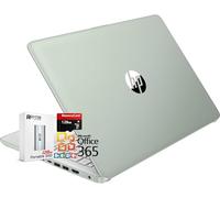 HP Laptop HD delgada y ligera de 14 pulgadas, procesador Intel N150 (Beat N4120), 8 GB de RAM, 256 GB de almacenamiento (128 GB UFC + 128 GB MicroSD), Office 365 1 año, Copilot AI, WiFi 6, BT 5.4, W