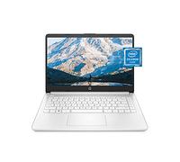 HP Laptop Intel Celeron N4020, 4 GB RAM, 64 GB almacenamiento, pantalla HD microbord 14 pulgadas, Windows 11 Home, delgado y portátil, gráficos 4K, un año de Microsoft 365