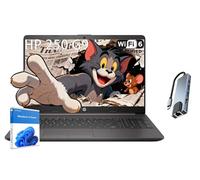 HP Laptop para estudiantes de 15.6 pulgadas para aprendizaje en línea, cámara HD, Windows 11 Home, IPS, Wi-Fi 6, delgado y ligero, procesador Intel de doble núcleo, 16 GB de RAM 512 GB SSD, perfecto