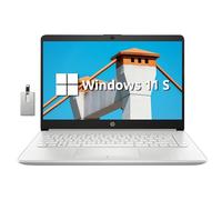 HP Laptop Premium Stream de 14 pulgadas HD BrightView, Intel Celeron N4120, 8 GB de RAM, 64 GB eMMC, gráficos Intel UHD, cámara web HD, 1 año Office 365, WiFi 5, Bluetooth, Win 11s, plata, tarjeta USB