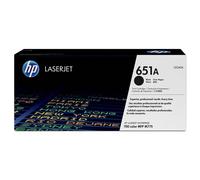 HP 651A CE340A Negro, Cartucho Tóner Original, de 13.500 páginas, para impresoras LaserJet Enterprise 700 Color MFP M775, MFP M775dn, MFP M775f, MFP M775z, MFP M775z+