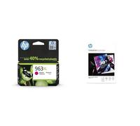 HP Magenta, Cartucho de Tinta de Alta Capacidad Original, Compatible con impresoras de inyección de Tinta OfficeJet Pro Series 9010, 9020 + 150 Hojas de Papel fotográfico Brillante