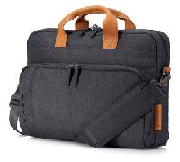 HP Maletin ENVY URBAN Portatil 15,6 Pulgadas 3KJ73AA Resistente al agua Color Gris/Cuero 3KJ73AA