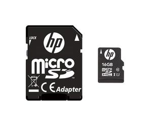 HP mi210 16GB MicroSDHC UHS-I U1 Clase 10 + Adaptador