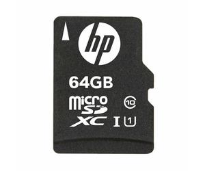 HP Micro-SD-Karte SDU64GBHC10 + Adapter, Micro SD Memory Card with A (SD-Karten)