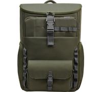 HP Mochila Modular para Portátiles de hasta 15,6", 3 en 1 (Mochila, Funda y Bolso Bandolera Extraíble), Resistente al Agua, Bolsillo con Bloqueo RFID, Cremalleras de Seguridad, 27 L, Verde