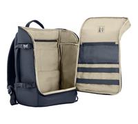 HP Travel Mochila para Portatiles de hasta 15,6" (Capacidad 25L, Ampliable hasta 30 L, Impermeable, Ergonómica, Bolsillo con Bloqueo RFID, Cremalleras con Cierre) Color Azul Oscuro