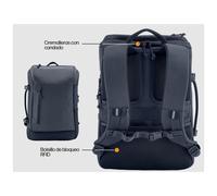 HP Mochila para portátil Travel de 15,6 pulgadas y 25 litros gris hierro