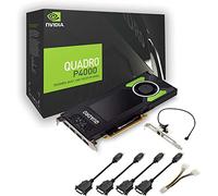 HP NVIDIA Quadro P4000 - Tarjeta gráfica profesional (8 GB, GDDR5, PCI Express 3.0 x16, doble ranura, 4 DisplayPort, soporte 5K, ventilador activo ultrasilencioso)