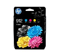 HP OfficeJet Pro 8000 series, Pack 4 cartuchos 912 CMYK
