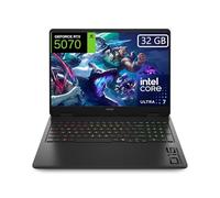 HP OMEN 16-am0033ns - Ordenador portátil Gaming 16" 2.5K WQXGA (Intel Ultra 7-255H, 32GB RAM, 1TB SSD, NVIDIA RTX 5070 8GB 115 TDP, FreeDos) - Negro - Teclado QWERTY Español