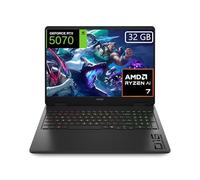 HP OMEN 16-ap0000ns, Ordenador portátil Gaming 16" 2K AMD Ryzen AI 7 350, 32GB RAM, 1TB SSD, NVIDIA GeForce RTX 5070, FreeDos, Negro - Teclado QWERTY Español