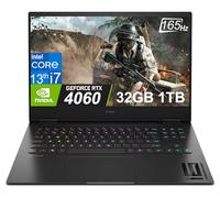 HP OMEN 16 Gaming Laptop (16.1 pulgadas FHD 165Hz, Intel 13th Gen Core i7-13620H, 32G DDR5 RAM, 1TB SSD, NVIDIA Geforce RTX 4060 8GB) RGB retroiluminado, cámara web 1080p, B&O, Wi-Fi 6E, Thunderbolt