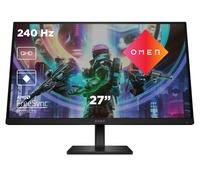 HP OMEN 27qs - Monitor Gaming de 27" QHD 2560 x 1440 a 240Hz, 16:9, IPS, 1ms, HDMI, Antirreflejo, AMD FreeSync Premium, Compatible con Consolas, Altavoces Negro, Plano