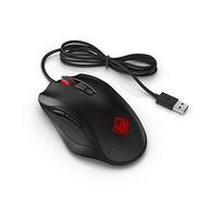 HP Omen 600 - Ratón con cable gaming 12000 ppp, negro y rojo