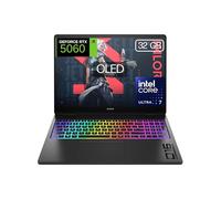HP OMEN MAX Portátil Gaming 16" OLED Ultra7 32GB 1TB RTX 2060 FreeDOS | Intel Core Ultra 7-255HX, 32GB RAM, 1 TB, NVIDIA GeForce RTX 5060 8GB, FreeDos, Negro, Teclado QWERTY Español