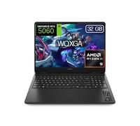 HP OMEN - Ordenador portátil Gaming 16" 2.5K WQXGA (AMD Ryzen AI 9 365, 32GB RAM, 1TB SSD, NVIDIA RTX 5060, FreeDos) Teclado QWERTY Español - Negro