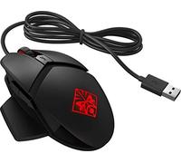 HP OMEN Ratón Gaming con Cable de 2 MTS - (16000 PPP, 6 Botones Personalizables, Iluminación RGB, Puerto USB, Windows 10), Color Negro