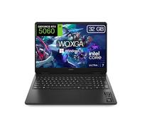 HP OMEN Slim - Ordenador portátil Gaming 16" 2.5K WQXGA (Intel Ultra 7-255H, 32GB RAM, 1TB SSD, NVIDIA RTX 5060, Windows 11 Home) Teclado QWERTY Español - Negro