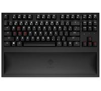 HP Omen Spacer TKL Teclado Inalámbrico-(Cherry MX Marrón, Sistema Antighosting con N-Key rollover,Batería de Carga Rápida USB-C,Tecnología Warp,Iluminación LED, PuertoUSB, Windows10, Xbox),Color Negro