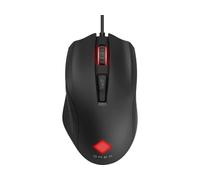 HP Omen Vector Ratón Gaming - (100-16000 PPP, 6 Botones programables,Iluminación LED, Windows 10 y Superior), Color Negro