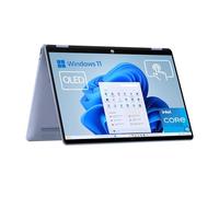 HP OmniBook 5 Flip - Ordenador portátil Convertible de 14" OLED 2K táctil (Intel Core i5-1334U, 16GB RAM, 512GB SSD, Intel Iris Xe Graphics, Windows 11) Azul - Teclado QWERTY Español