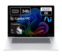 HP OmniBook 5 Portátil NGAI 16-bf0002ns 16" Snapdragon X 16GB 512GB SSD Copilot+ Windows 11 Plata