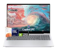 HP OmniBook Laptop con pantalla táctil - Intel Ultra 7 255H Beat AMD Ryzen 9 8945H -Windows 11 Pro Office 365-16 pulgadas OLED 120Hz -32GB RAM -1TB PCIe SSD -Business College - Computadora portátil