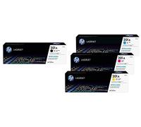 HP Original 201 A Cartucho Juego de 4 Negro, Cian, Magenta, Amarillo (cf400 a, cf401 a, cf403 a, cf402 a)