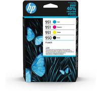 HP Paquete de 4 cartuchos de tinta Original 950 negro y 951 cian/magenta/amarillo