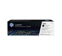 HP - Pack de ahorro de 2 cartuchos de tóner original 131X LaserJet de alta capacidad negro