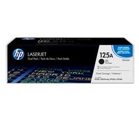 Hp pack de ahorro de 2 cartuchos de tóner original laserjet 125a negr