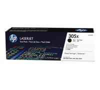 Hp pack de ahorro de 2 cartuchos de tóner original laserjet 305x de a