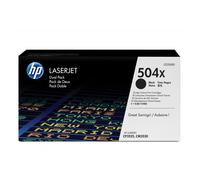 HP - Pack de ahorro de 2 cartuchos de tóner original LaserJet 504X de alta capacidad negro