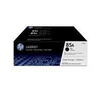 HP - Pack de ahorro de 2 cartuchos de tóner original LaserJet 85A negro